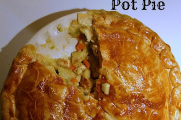 Chicken Pot Pie (make one freeze one, with vegetarian version)