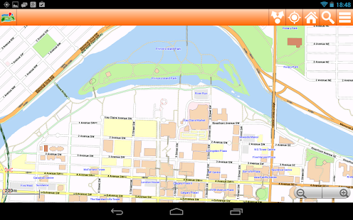 Calgary Offline mappa Map Screenshots 3