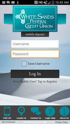 White Sands FCU Mobile Deposit