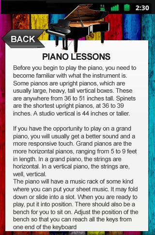 Piano Lessons