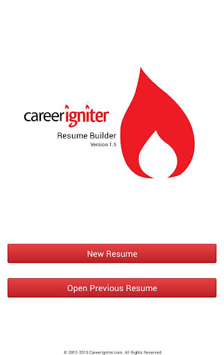 【免費生產應用App】Career Igniter Resume Builder-APP點子