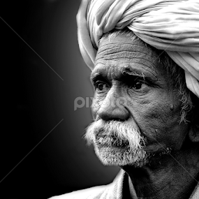 by Ajay Halder - Black & White Portraits & People
