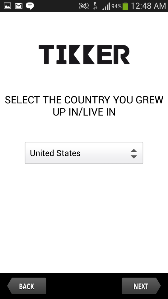 Android application TIKKER - your life counter screenshort