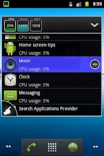 Android life monitor