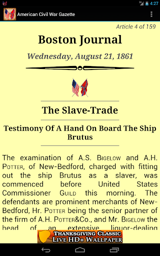 【免費教育App】1861 Aug Am Civil War Gazette-APP點子