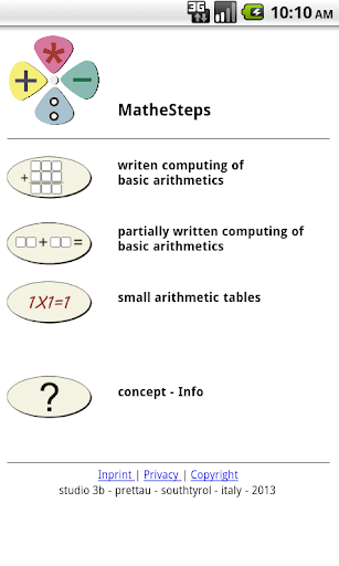 Trail of MatheSteps