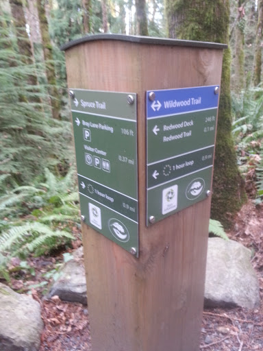 Spruce -Wildwood Trails Trailmarker