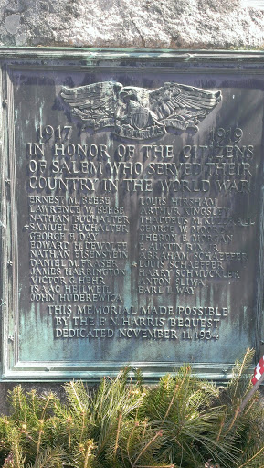 Salem World War I Memorial