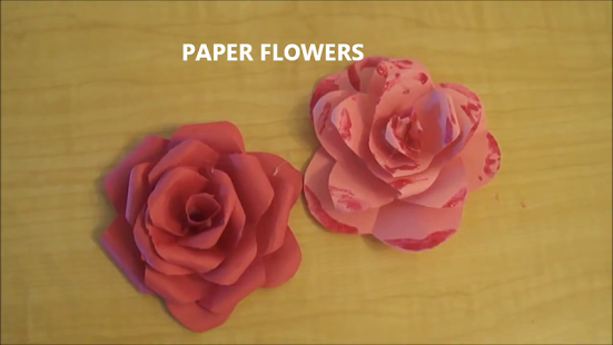 How to make paper flowers
