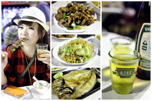 越夜越熱鬧～！ 一串心燒烤．小炒