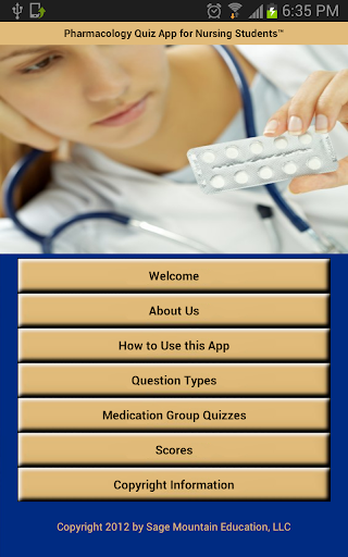 Pharmacology Quiz App