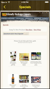 Lastest Friendly Package Liquors APK for Android