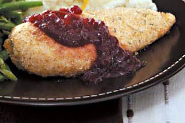 Chicken with Cranberry Compote