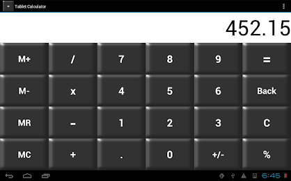 Tablet Calculator Free poster 4