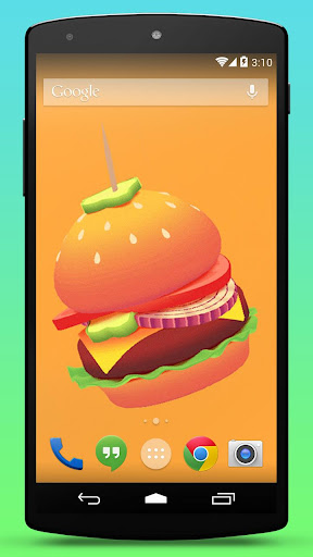 Burger Live Wallpaper
