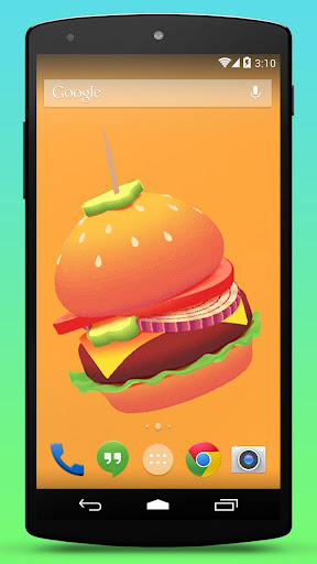 【免費個人化App】Burger Live Wallpaper-APP點子