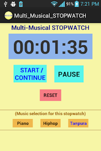 Multi-Musical STOPWATCH Screenshots 1
