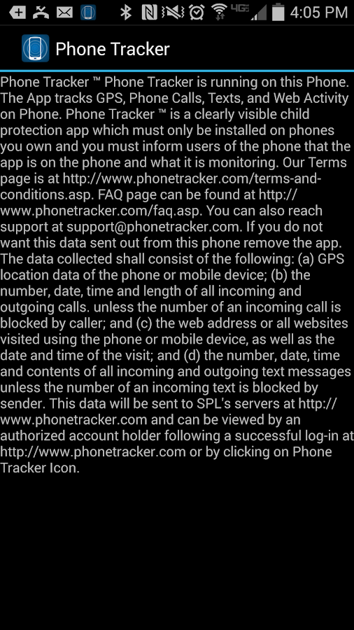Phone Tracker ™ Official Site screenshot
