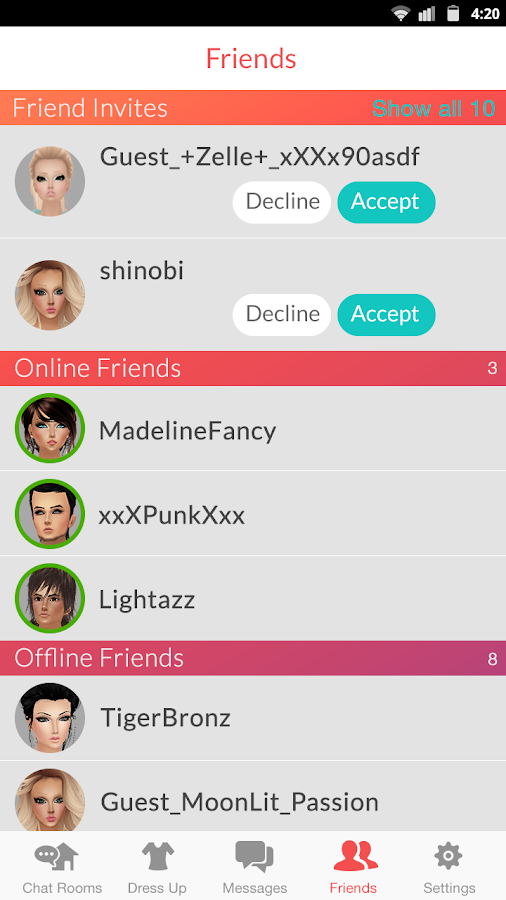IMVU Mobile Android Apps on Google Play