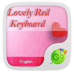 Lovely Red GO Keyboard Theme Apk