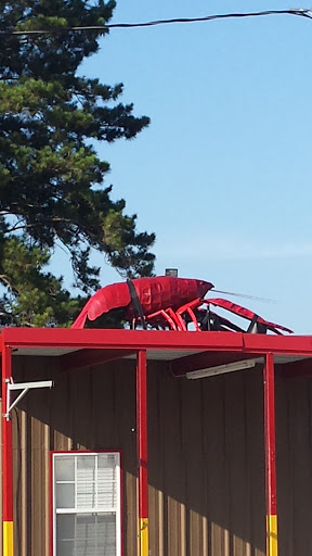 Guillory's Giant Crawfish Sculpture
