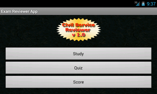 Phil. Civil Service Reviewer Screenshots 1