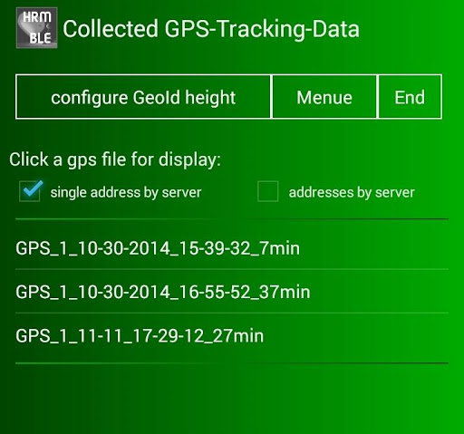 Query OSM service for BLE-HRM