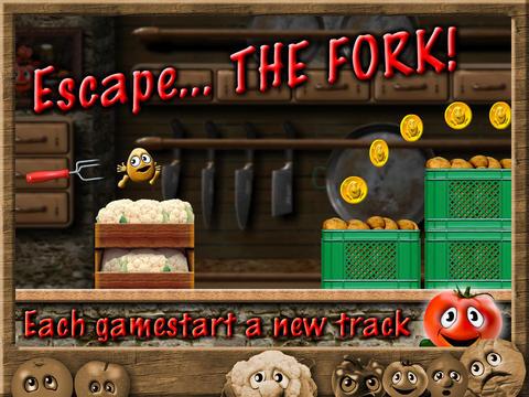 Potato Escape Gold - Runner Screen 3