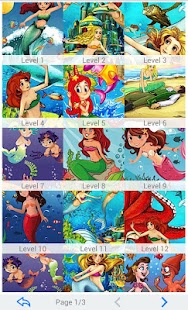 Little Mermaid Puzzle Game