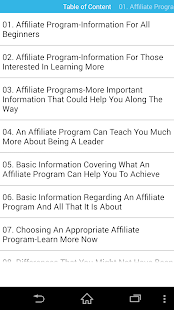 Guides for Affiliate Program - náhled