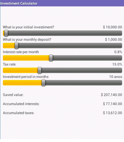 Investment Calculator