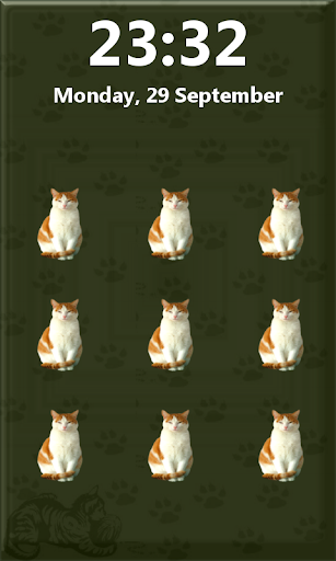 Pattern Cat Screen Lock