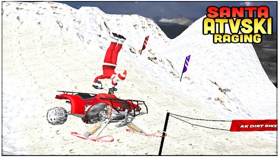  Santa ATV Ski Raging  