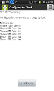 SCC RTTY Summary screenshot