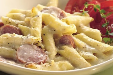 Cheesy Sausage and Penne Casserole