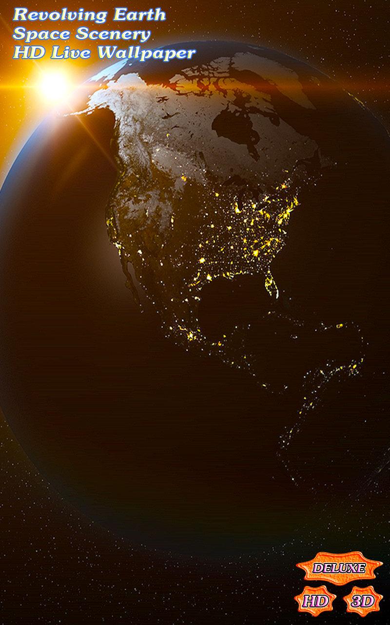 Android application Revolving Earth Space Scenery screenshort