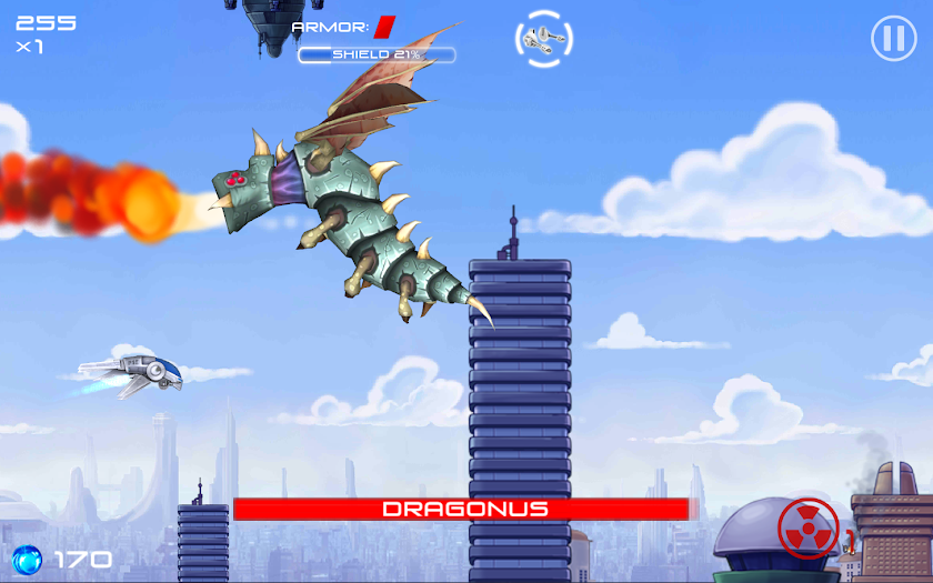 Jets Aliens Missiles Screen 2