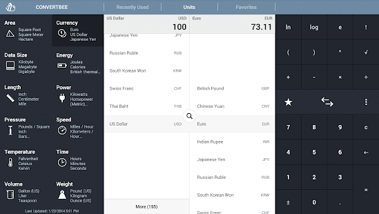 Convertbee - Unit Converter - screenshot thumbnail