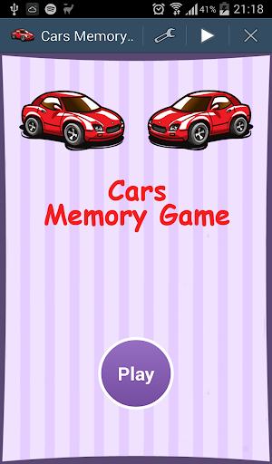 Cars Memory Game