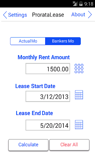 ProrataLease: Prorated Rent