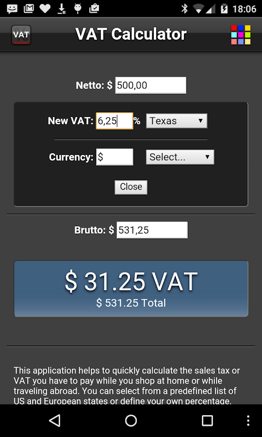 Vat Calculator Free Android Apps on Google Play