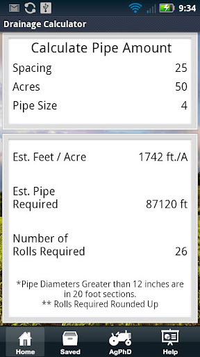 【免費書籍App】Drainage Tile Calculator-APP點子