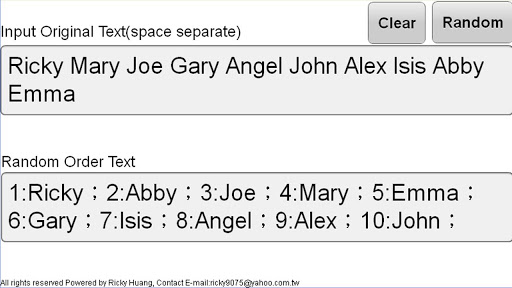 【免費工具App】Random Order Text-APP點子