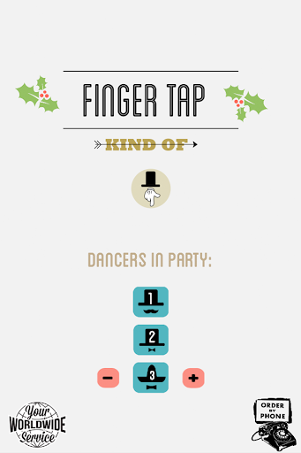 【免費休閒App】Finger Tap! A 60's Christmas-APP點子