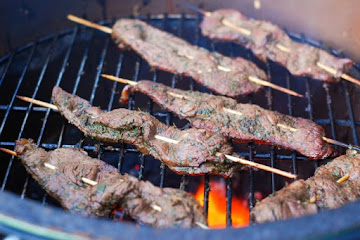 Cilantro Lime Beef Satay