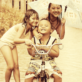 RAIN by Hendra Hermawan - Babies & Children Child Portraits