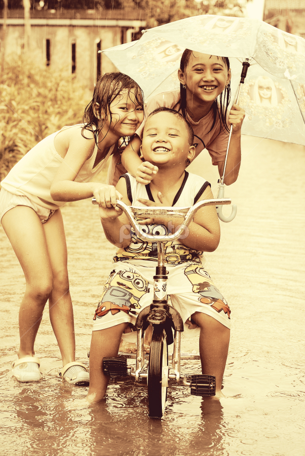 RAIN by Hendra Hermawan - Babies & Children Child Portraits