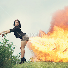 Fire In The Hole by Ampyunk Photofreak - Digital Art People