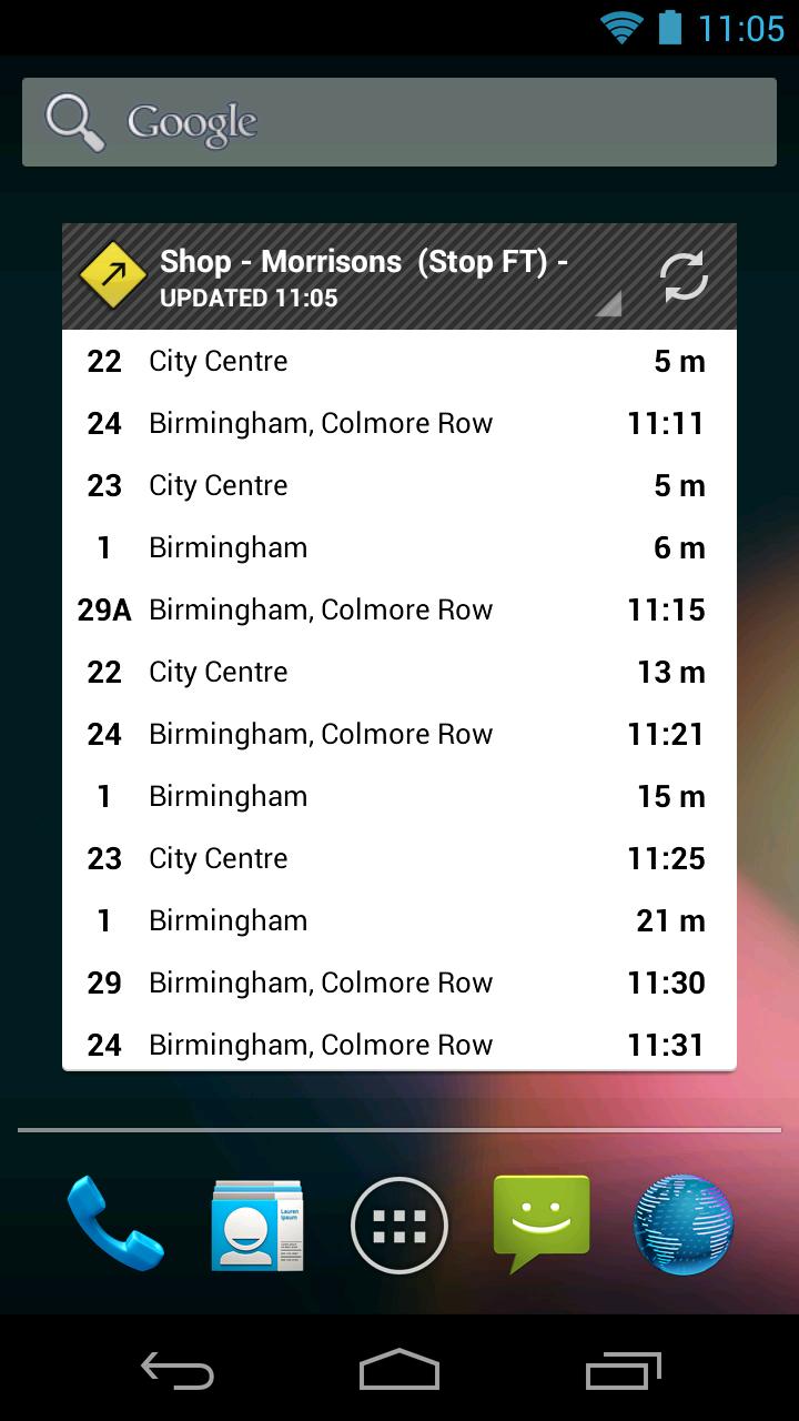 UK Bus Times - Catch That Bus! Screen 3