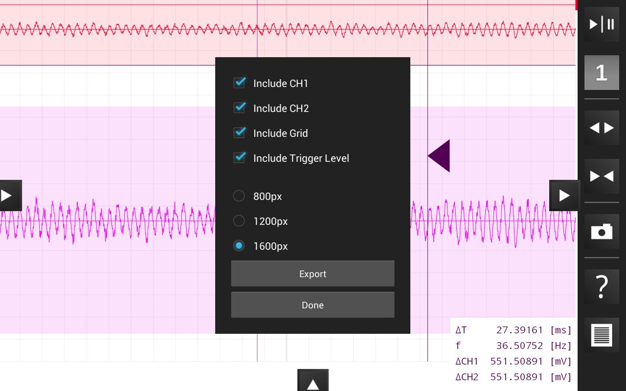    OsciPrime Oscilloscope- screenshot  